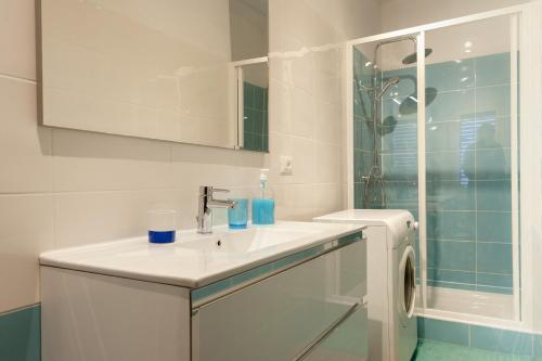 A bathroom at B&B ABRUZZO