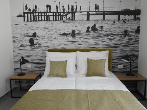 Posteľ alebo postele v izbe v ubytovaní Luxury Apartments Magali 2