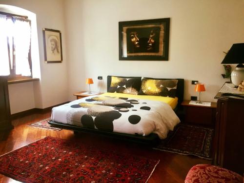 Кровать или кровати в номере Guest House Santiago