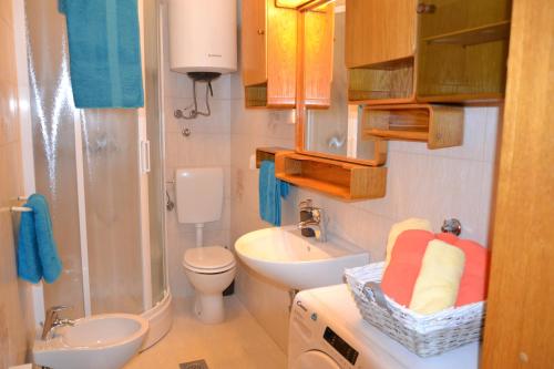 Ванная комната в Apartment Istrian view