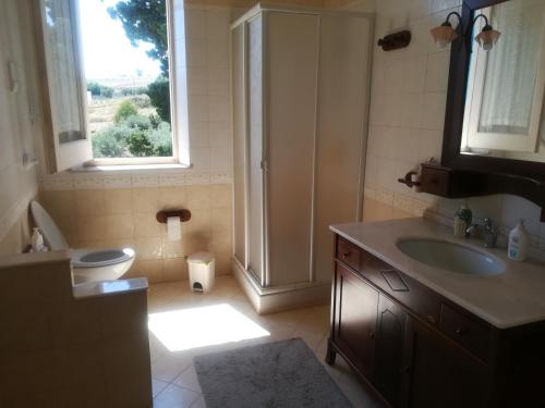 Kylpyhuone majoituspaikassa Villa Marina