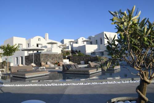 a rendering of a resort with white buildings at Nova Luxury Suites in Pirgos