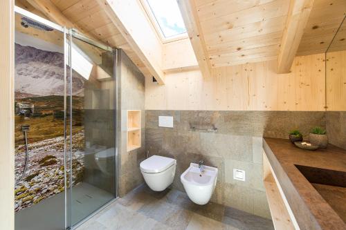 Ванна кімната в Mair am Graben Farm * Chalets