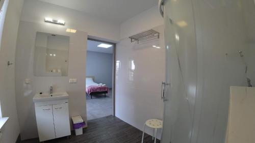 Kúpeľňa v ubytovaní Apartamenty Kozienice