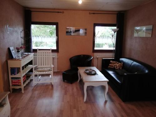 Χώρος καθιστικού στο Ferienhaus Leja