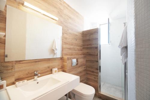Vannituba majutusasutuses Aggelos Hotel