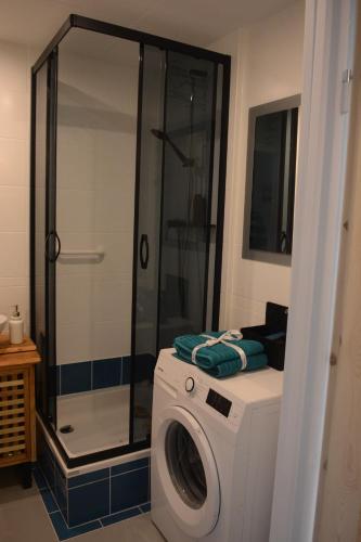 Vonios kambarys apgyvendinimo įstaigoje Green View Apartment