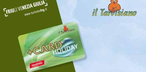 a packet of card holliday with a picture of a bag of candy at Hotel La Baita in Malborghetto Valbruna