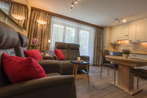 Posezení v ubytování Haus Adora