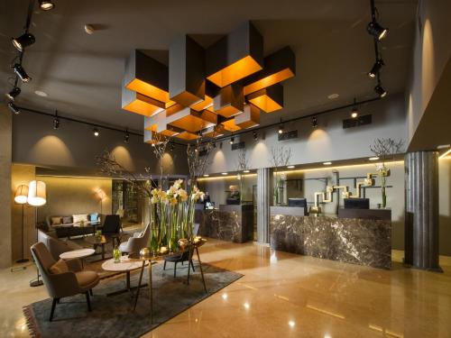 Area soggiorno di Best Western Premier Hotel Slon