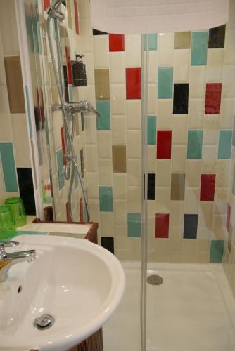 Koupelna v ubytování Hotel Pelirocco