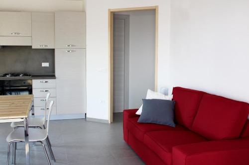 Η κουζίνα ή μικρή κουζίνα στο Residenze Branca I SeaView