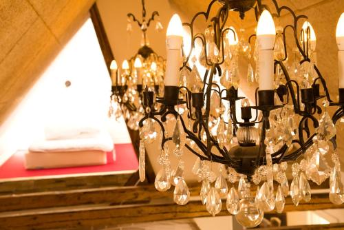 Кровать или кровати в номере Boutique Hotel Postgården