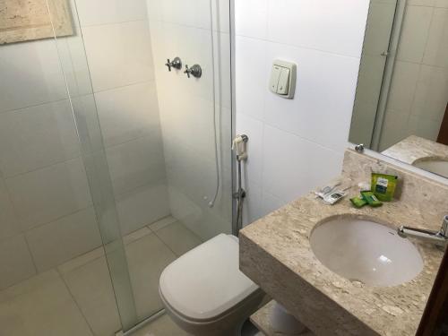 Ένα μπάνιο στο Hotel Villaggio Nobre