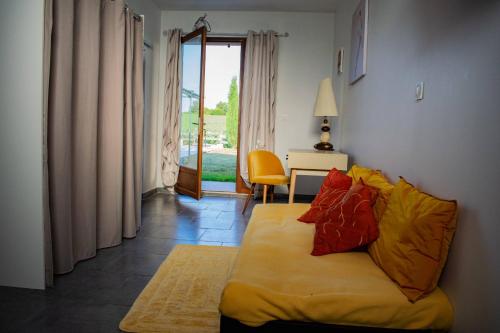 Posezení v ubytování Chambre d'hôtes Lempery