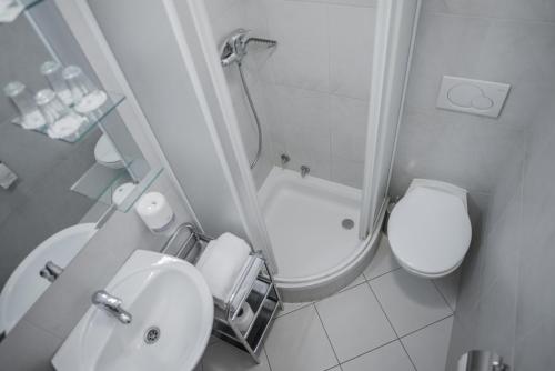 Koupelna v ubytování Hotel Tabor Maribor