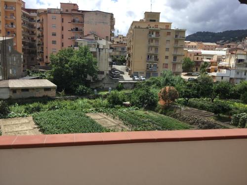 a view of a city from a balcony at B&B Nonna Maria in Lamezia Terme