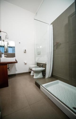 Koupelna v ubytování B&B Barone Sieri Pepoli