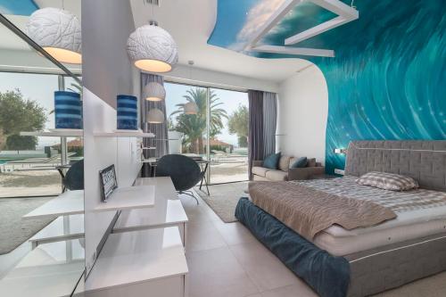 Posteľ alebo postele v izbe v ubytovaní Villa Equilibrium Costa Adeje