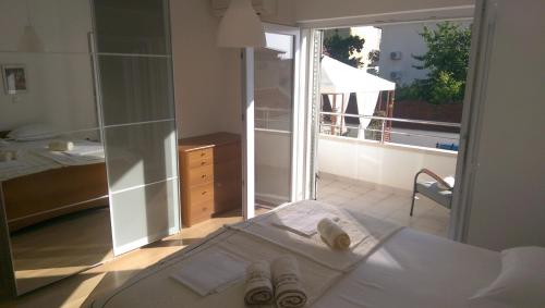 Balkón nebo terasa v ubytování Holiday home Olive