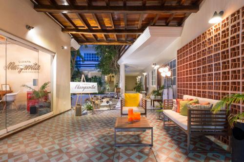 
The lobby or reception area at Quinta Margarita - Boho Chic Hotel
