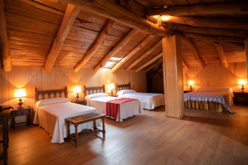 Cama o camas de una habitación en Hotel Novoa