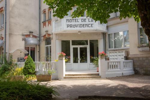 a hotel de la provocateur sign on the front of a building at Providence Hotel in Vittel