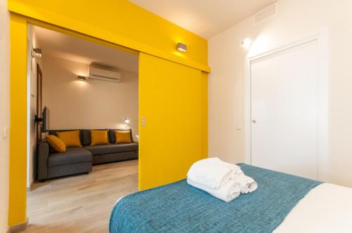 Katil atau katil-katil dalam bilik di ecoGrusApartments