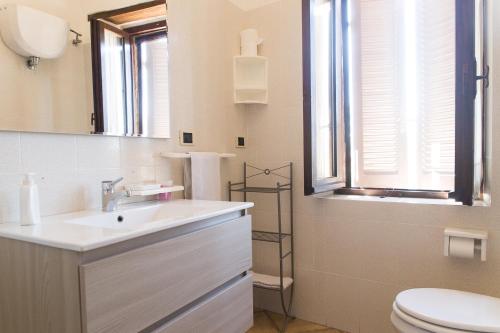 Koupelna v ubytování Agriturismo il Cicaleto