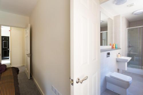 シェフィールドにあるThe Nestのトイレと洗面台付きのバスルーム