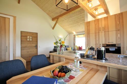 Dapur atau dapur kecil di Ferienwohnung Atteltal