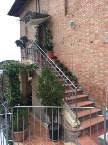 Balcon ou terrasse dans l'établissement Finestra sul verde