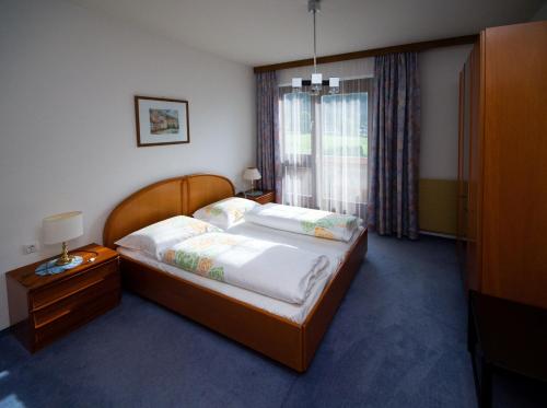 Postel nebo postele na pokoji v ubytování Haus Egger