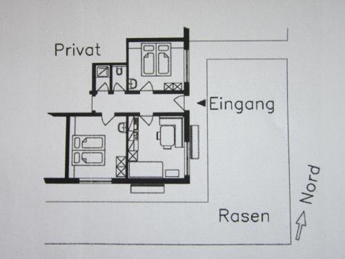 a drawing of a floor plan of a house at Neuner Charlotte Preise inclusive Sommercard in Wenns