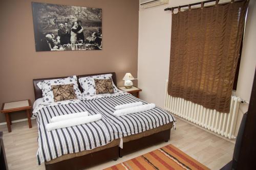 Giường trong phòng chung tại Apartments Cvetkovic Relax