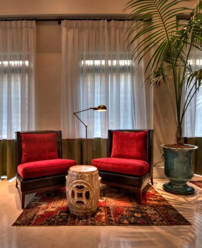 Ruang duduk di Arthur Hotel - an Atlas Boutique Hotel