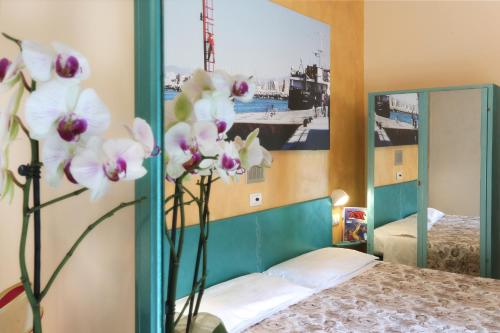 Hotel Marselliにあるベッド