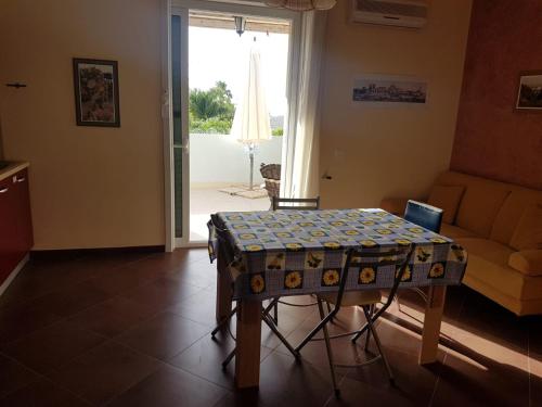 Zona pranzo nella villa