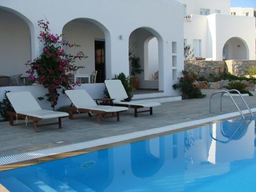 Der Swimmingpool an oder in der Nähe von Solaris
