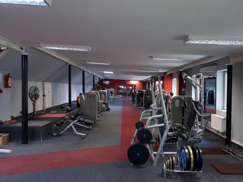 The fitness centre and/or fitness facilities at Apartmany Fit Gym