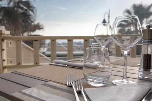Uma varanda ou terraço em Yes Hotel Touring & SPA