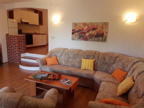 Et sittehjørne på Apartment Zaton Zadar