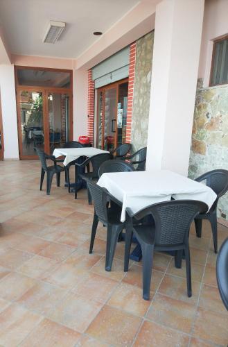 En restaurant eller et andet spisested på Hotel Villa Souvenir