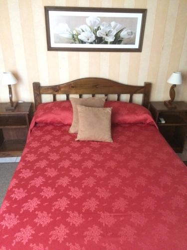 Una cama o camas en una habitación de Hotel Del Pasaje