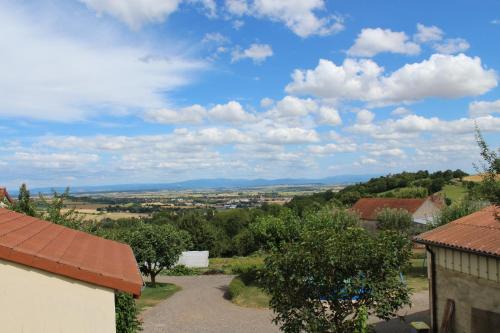 a view from the roof of a house at "LES MONNATS" GITE 8 personnes à la campagne in Chaptuzat