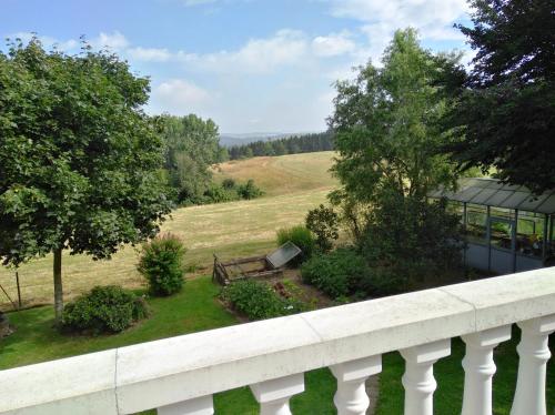 a view from the balcony of a house at Haus Maria in Olmscheid