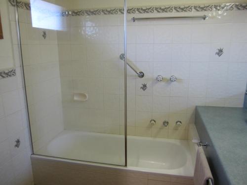 Bilik mandi di Snowgum Motel