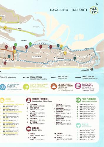 a map of the resort and its amenities at Camping Klaus in Cavallino-Treporti