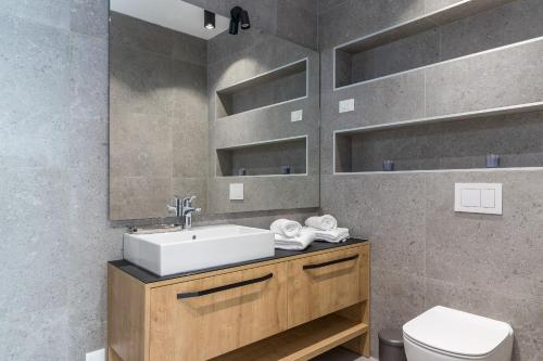 Ett badrum på Luxury Apartments Magali 2