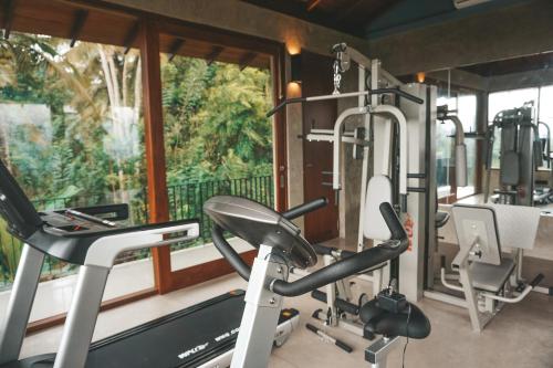 Gimnasio o instalaciones de fitness de Aarunya Nature Resort - Kandy